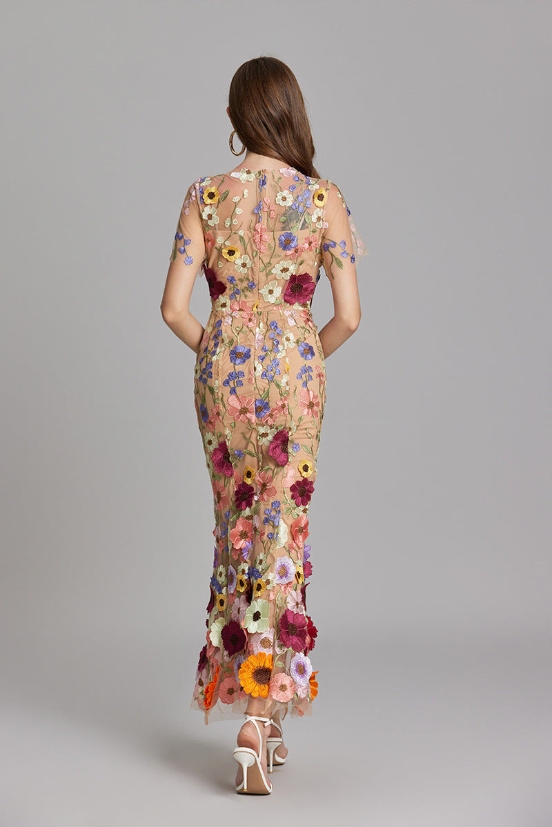 Chicca’s Floral Finesse Dress