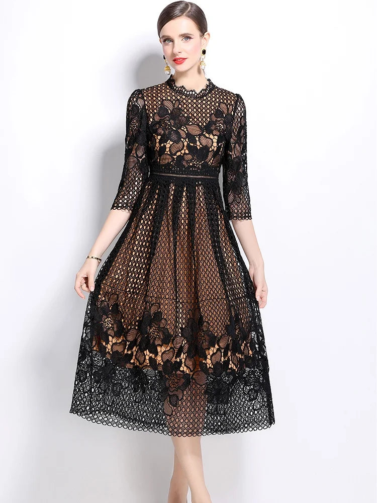 Chicca’s Luxe Lace Dress