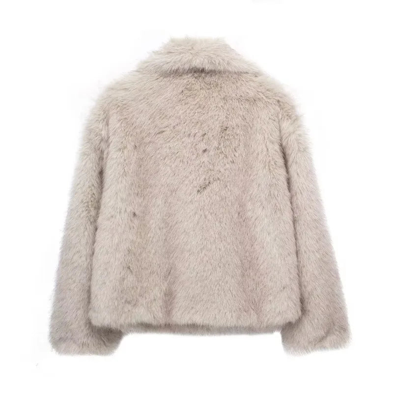 Auralis™ - Sleek Fur Jacket