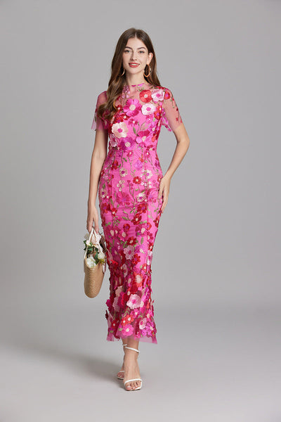 Chicca’s Floral Finesse Dress