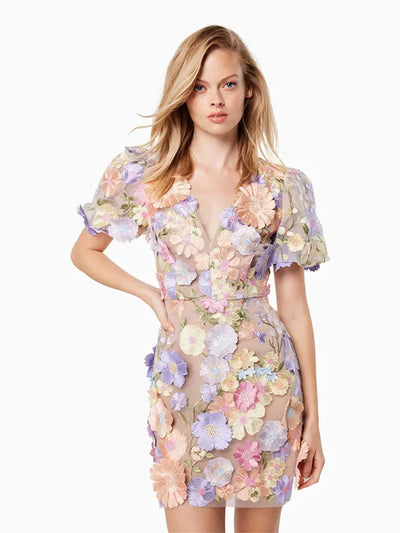 Chicca’s Radiant Bloom Dress