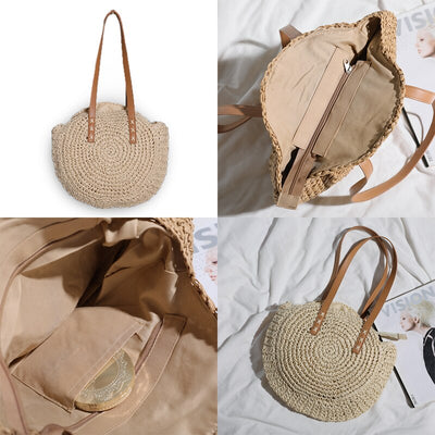 Hannah™ - Multifunctional Straw Handbag