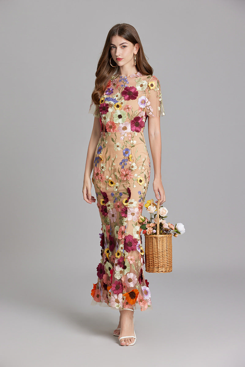 Chicca’s Floral Finesse Dress