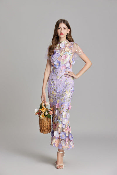 Chicca’s Floral Finesse Dress