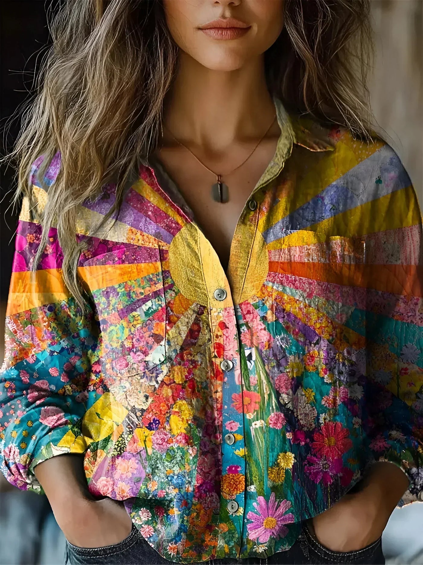 Char | Sunflower Inspired Blouse