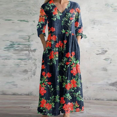 OPHELIA™ | Retro Maxi Dress