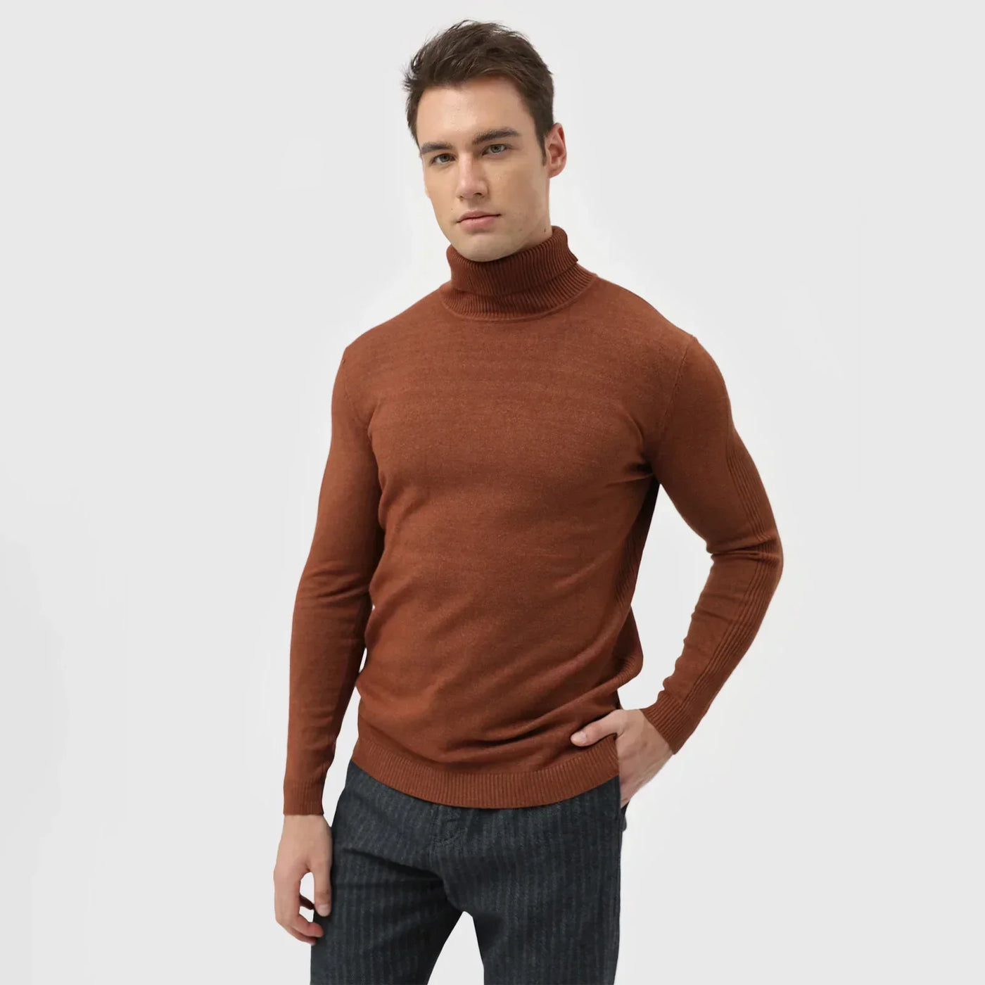 Felix/ Men's Classic Turtleneck Sweater