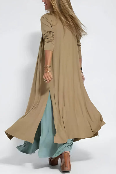 Elegant long dress + matching cardigan FREE GIFT